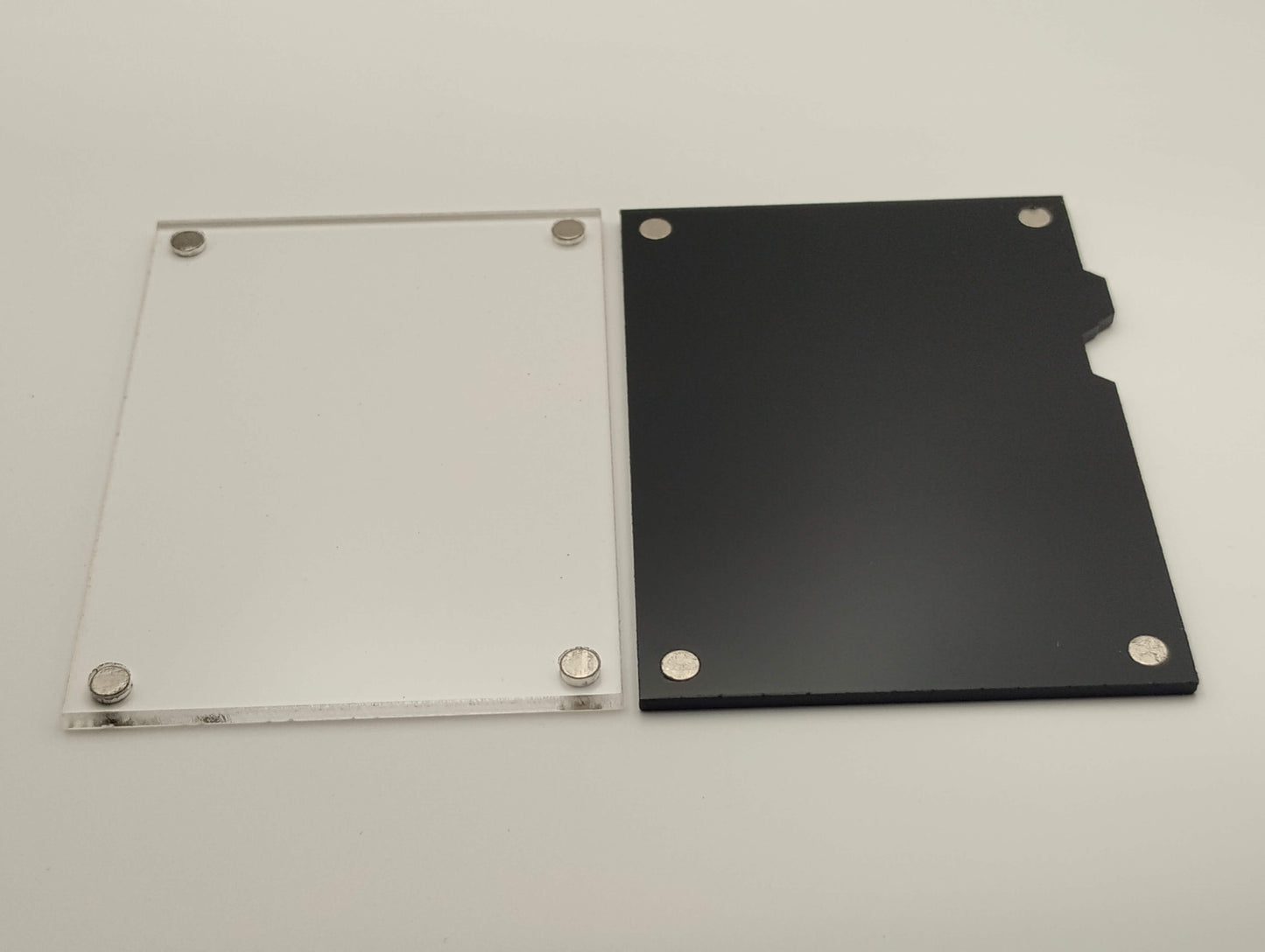 Easy Open Black Magnetic Card Display Case