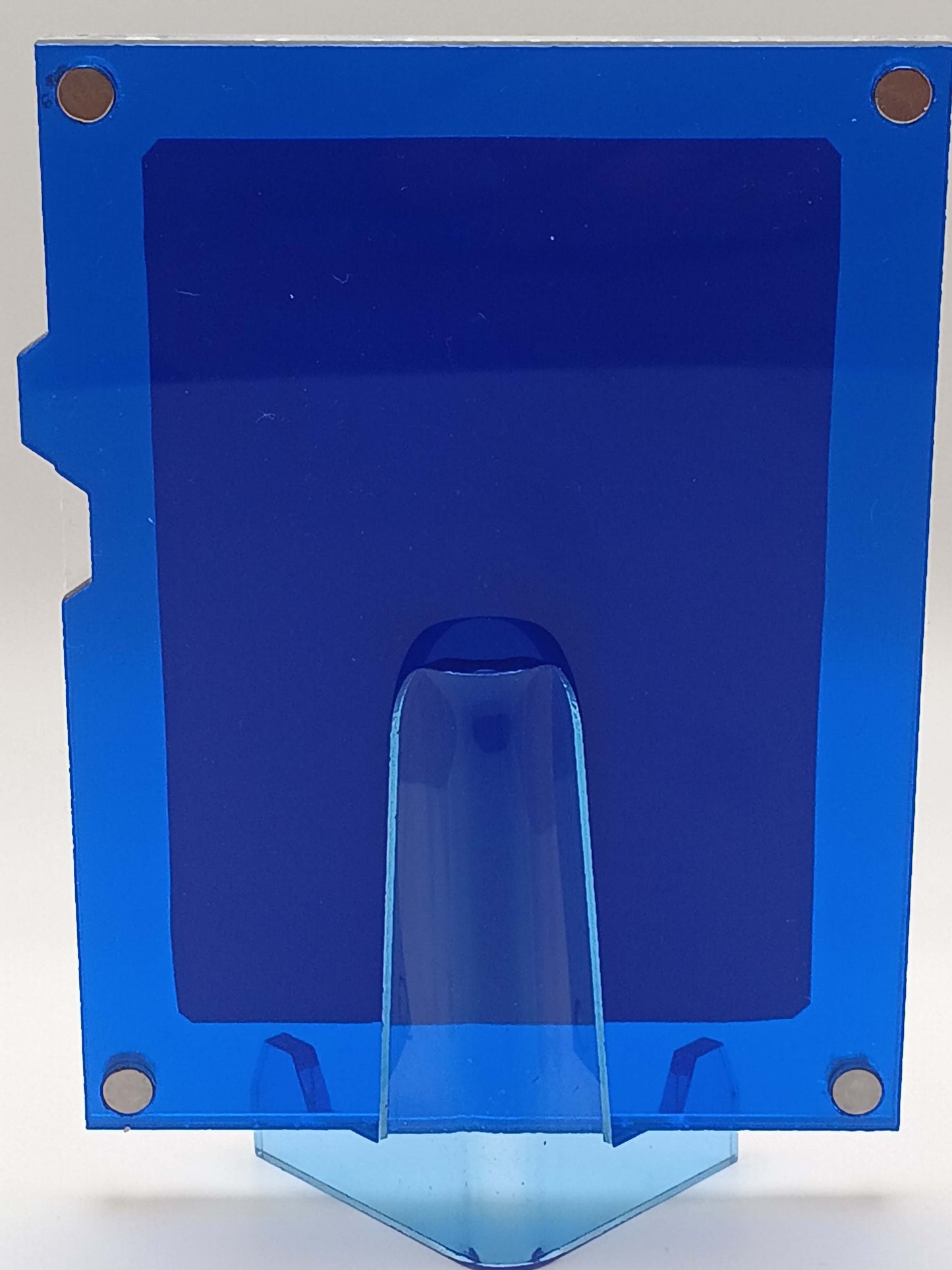 Large Easy Open Dark Blue Magnetic Card Display Case