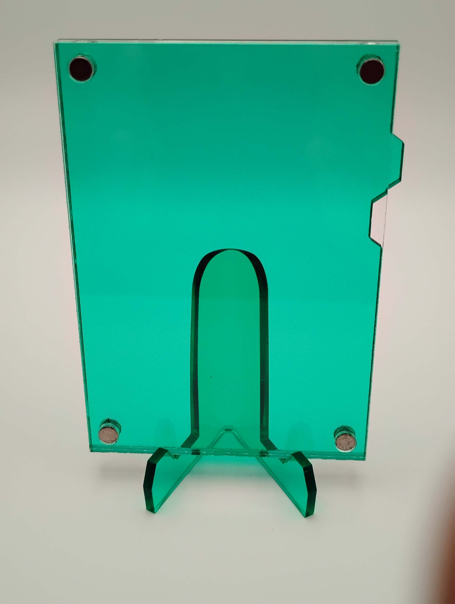 Easy Open Emerald Magnetic Card Display Case