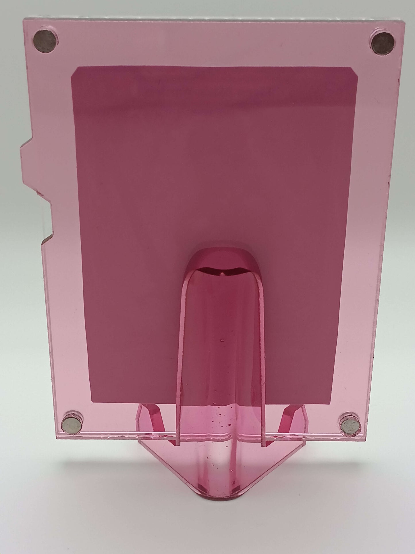 Large Easy Open Pink Magnetic Card Display Case