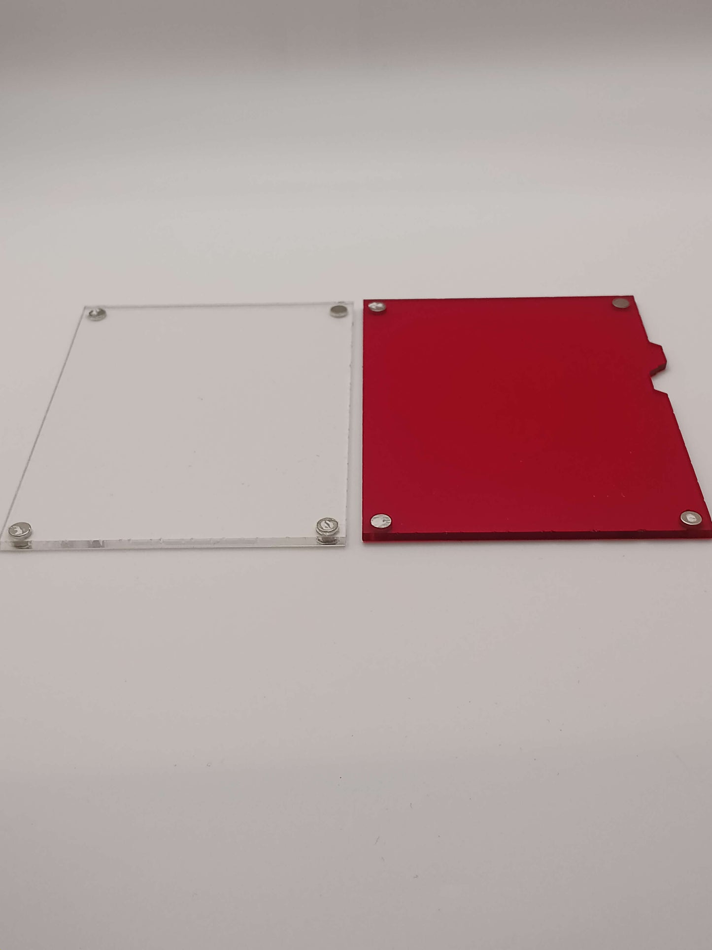 Large Easy Open Red Magnetic Card Display Case
