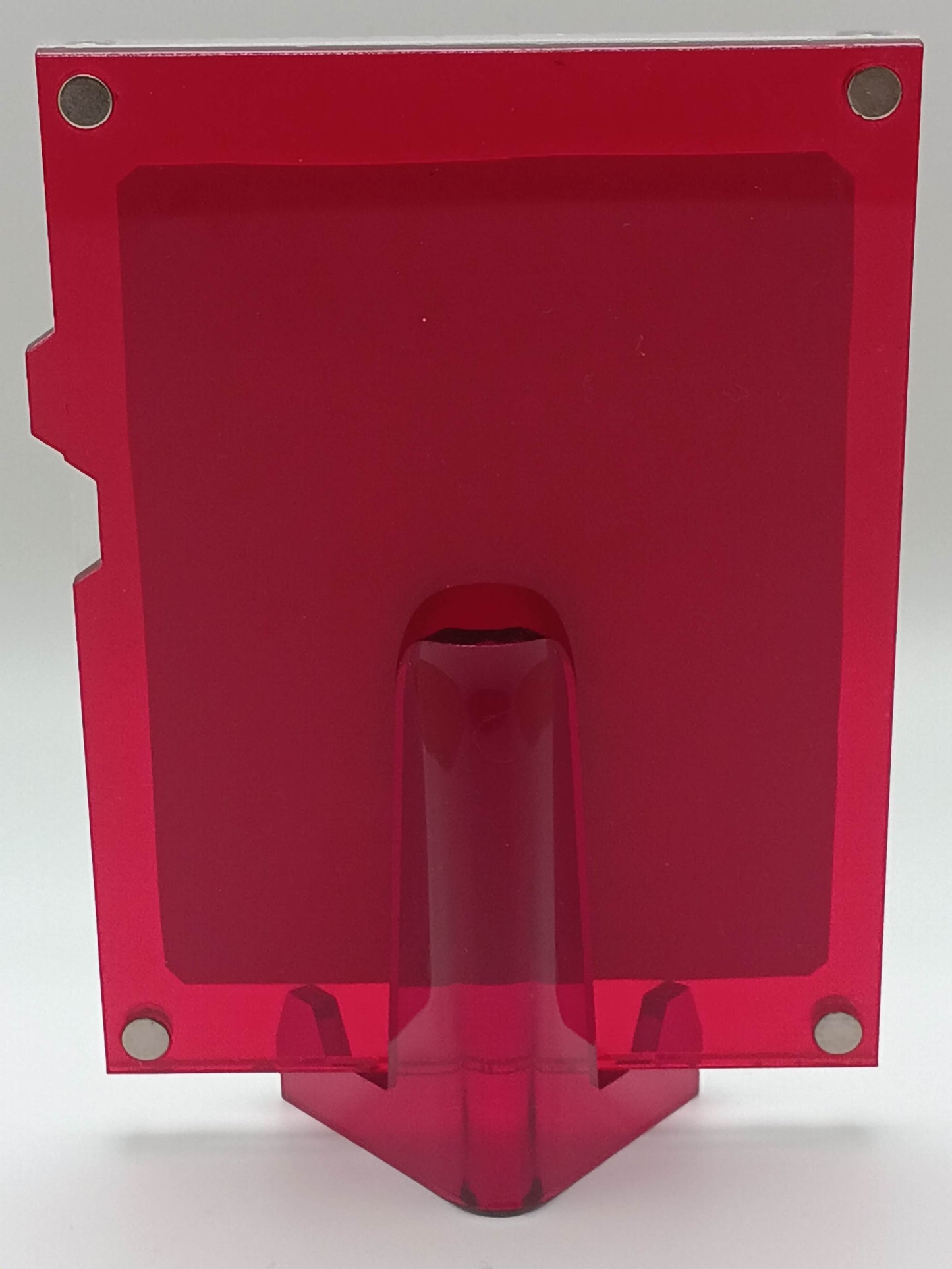 Large Easy Open Red Magnetic Card Display Case