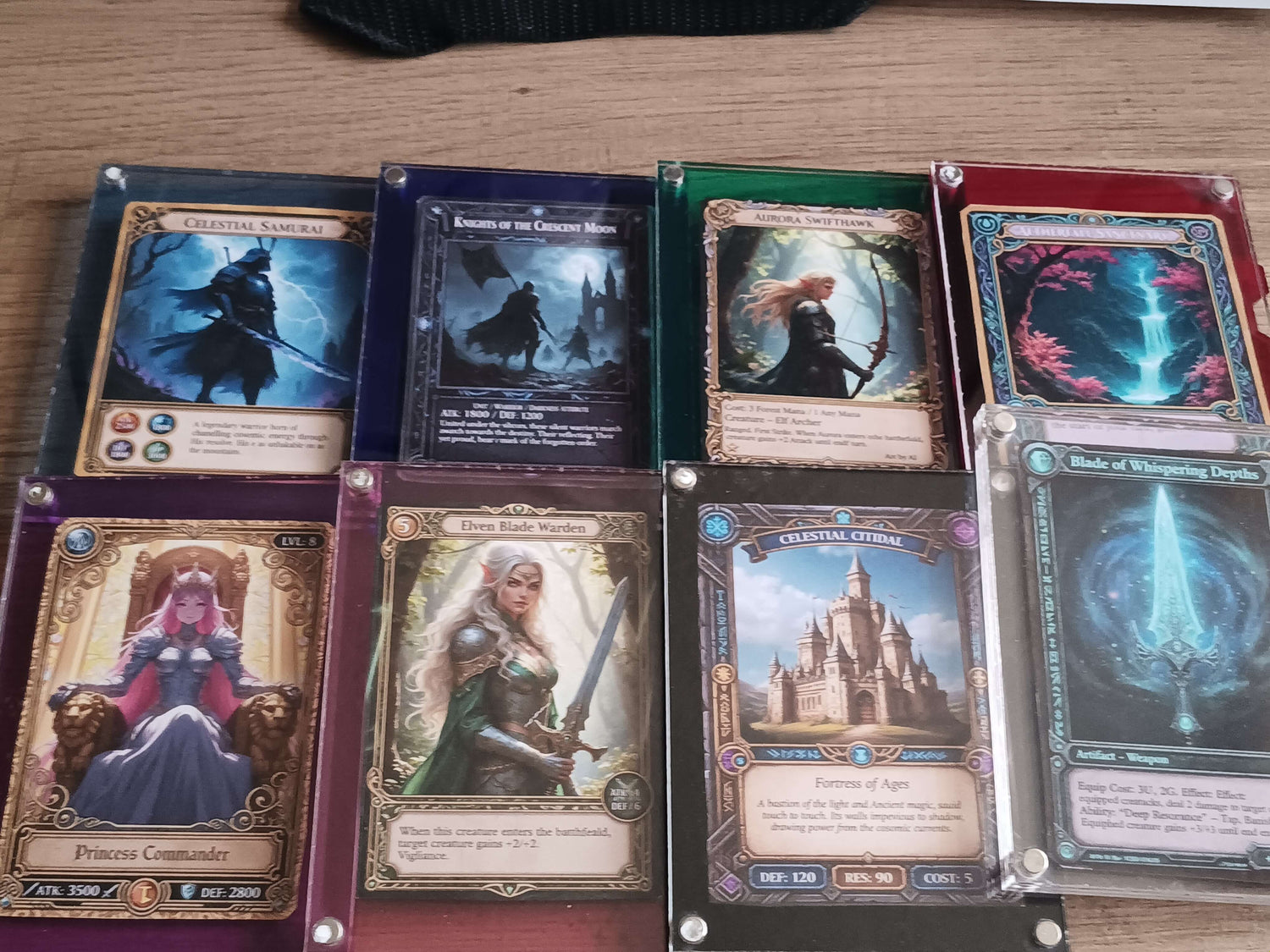 Large Card Display Cases