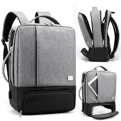 Lightweight multifunctional 15.6-inch laptop bag