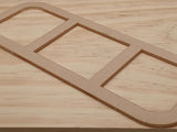(3) Platter Router Guide Template