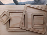 4-Piece Square Router Guide Set