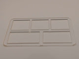 (5) Platter Router Guide Template