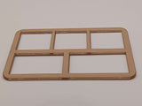 (5) Platter Router Guide Template