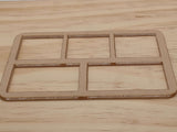 (5) Platter Router Guide Template