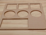 (7) Multiuse Platter Router Guide Template