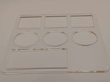 (7) Multiuse Platter Router Guide Template