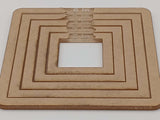 5-Piece Square template