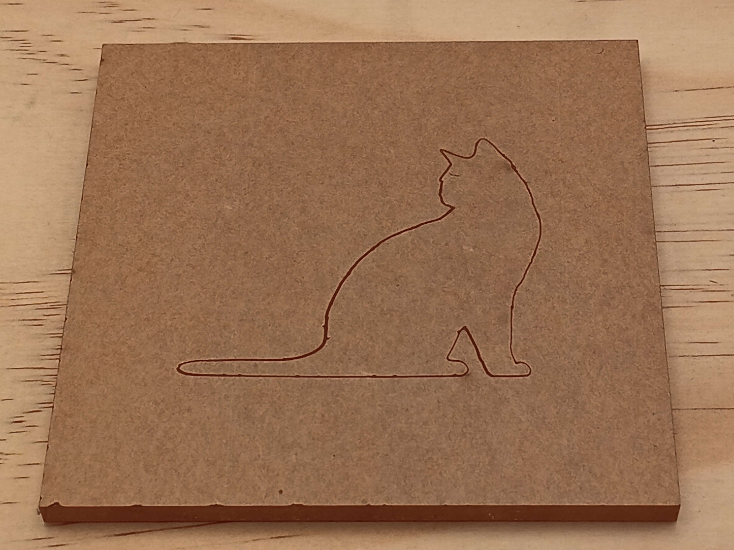 Sitting Cat Router Template