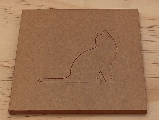 Sitting Cat Router Template