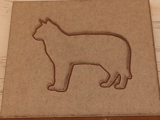 Standing Cat Router Template