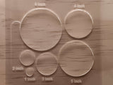 6 Piece Circle Router Template