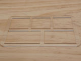 (5) Platter Router Guide Template