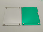 Easy Open Emerald Magnetic Card Display Case