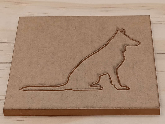 German Shepherd Router Template