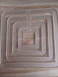 4-Piece Square Router Guide Set