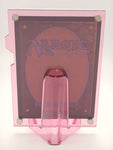 Easy Open Pink Magnetic Card Display Case