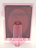 Easy Open Pink Magnetic Card Display Case