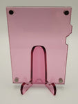 Easy Open Pink Magnetic Card Display Case