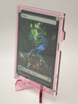 Easy Open Pink Magnetic Card Display Case