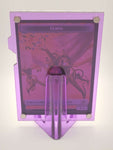 Easy Open Purple Magnetic Card Display Case