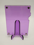 Easy Open Purple Magnetic Card Display Case