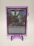 Easy Open Purple Magnetic Card Display Case