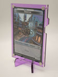 Easy Open Purple Magnetic Card Display Case