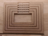 5 - Piece Rectangular Acrylic Router Template