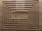5 - Piece Rectangular Acrylic Router Template
