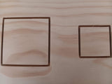 4-Piece Square Router Guide Set